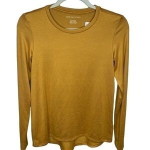 American Eagle Shirt/Sweater Mustard Yellow‎ Size XS
